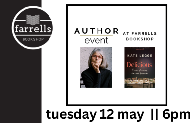 Author Event: Kate Legge May 12th 6pm