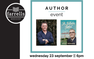 Author Event: Jock Serong Wednesday 23 september  ||  6pm
